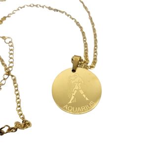 Aquarius 18K Gold Plated Necklace
